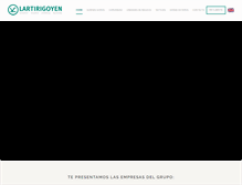 Tablet Screenshot of lartirigoyen.com.ar